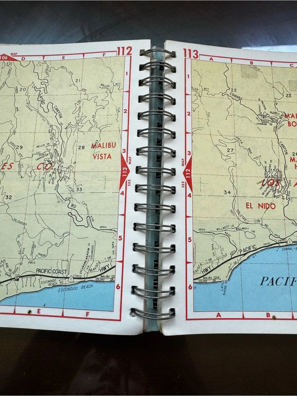 Vintage Thomas Bros 1977 Edition Los Angeles County Popular Street Atlas